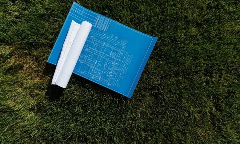 digital network blueprint labeled with random string