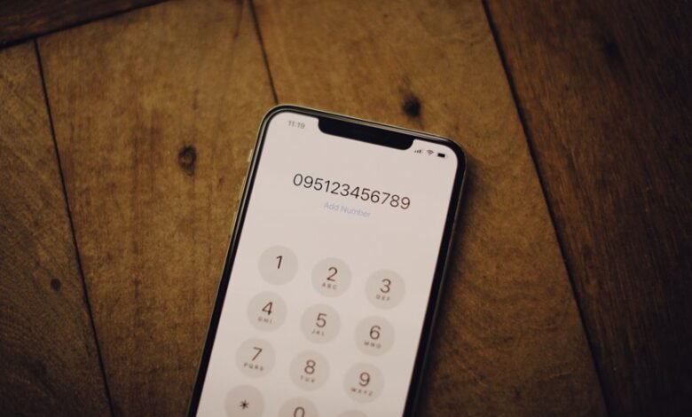 phone numbers listed for identity verification