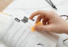 study numbers and search references listed together