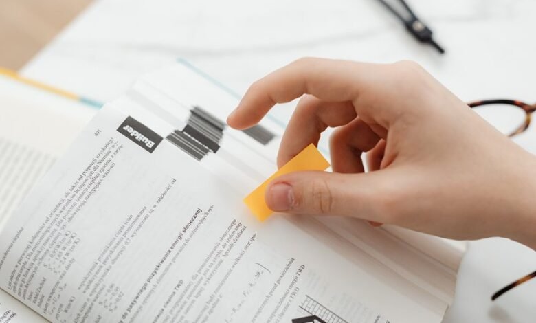 study numbers and search references listed together